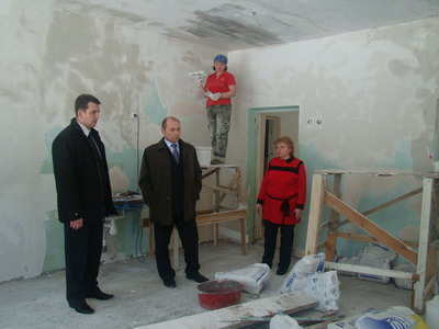 Ремонт детского сада в городе Шумерле находится на ежедневном контроле руководства муниципалитета